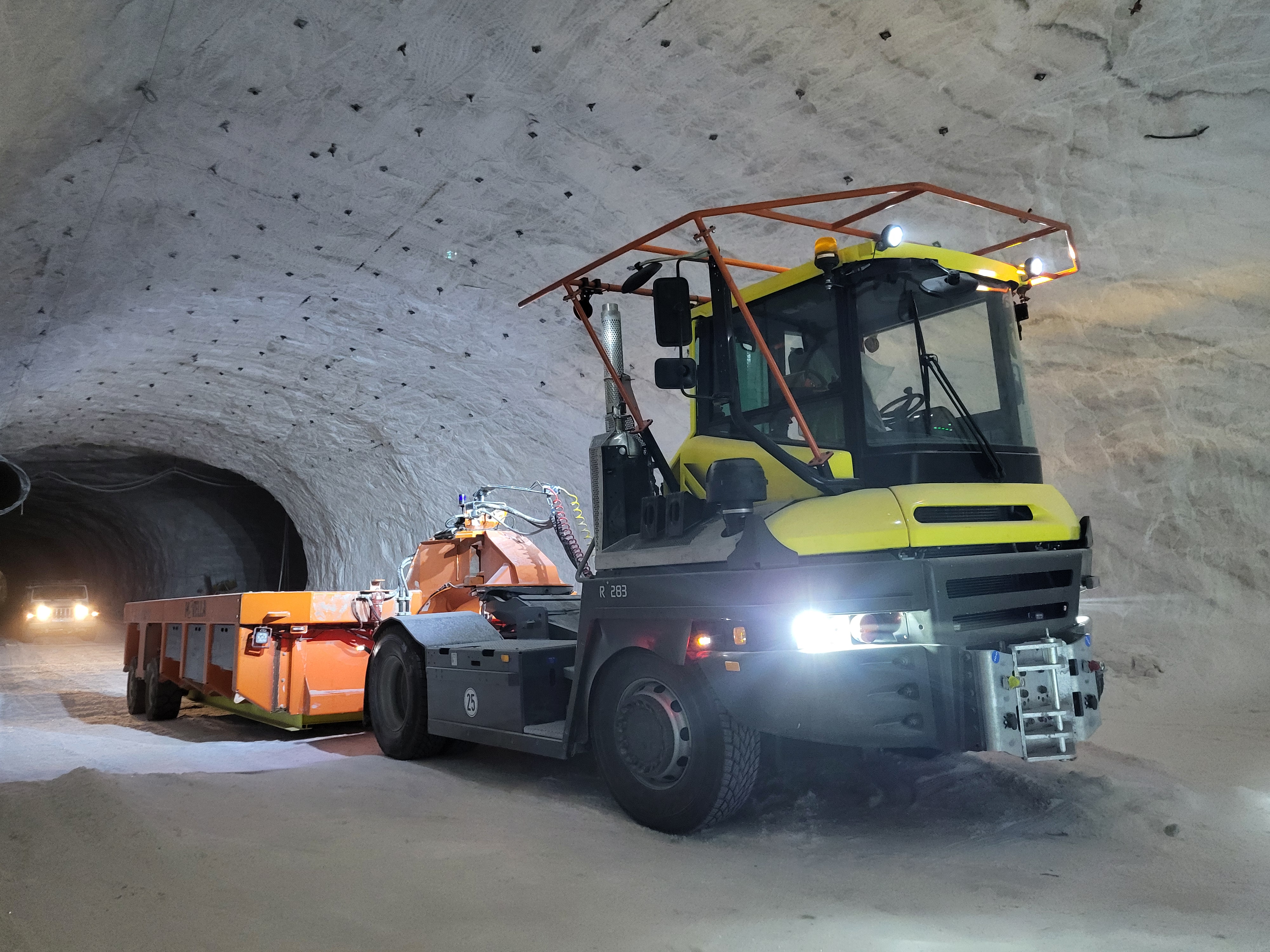 Going underground in a salt mine