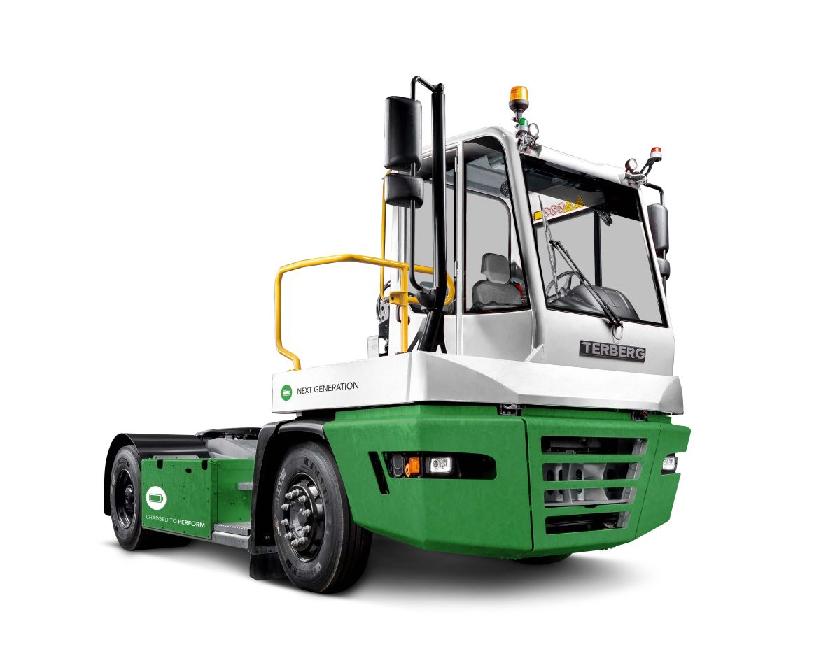 Terberg Showcases Enhanced YT203EV Electric Terminal Tractor at TOC Europe in Hamburg